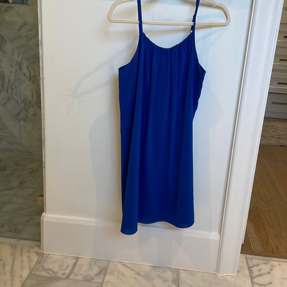 Alice and Olivia blue mini dress